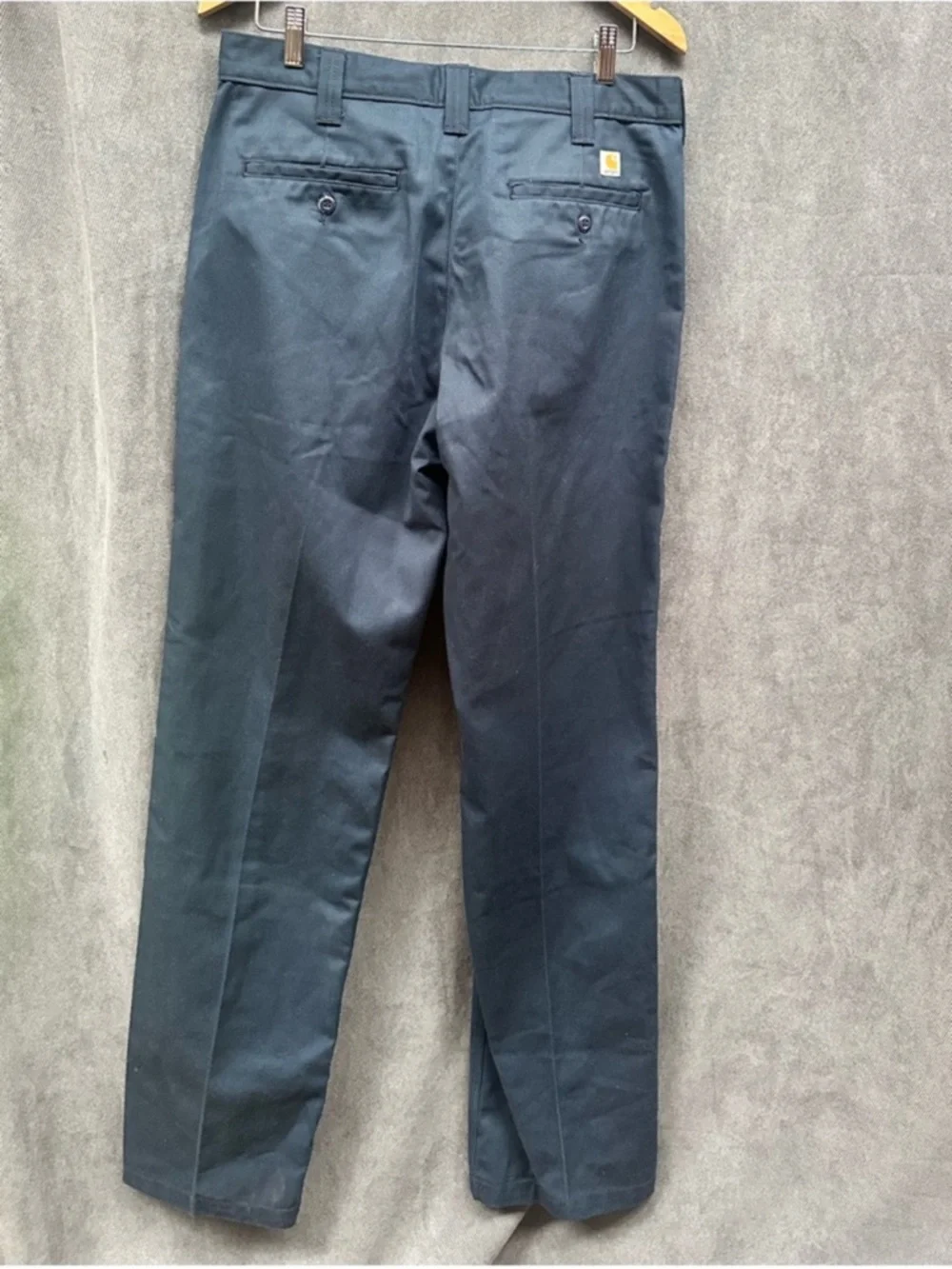 Carhartt twill work pants B290 navy blue 34x36